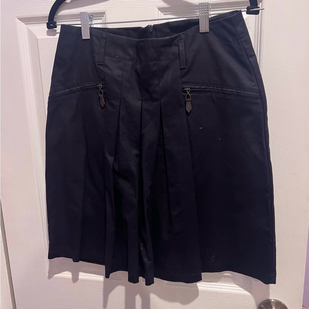 Zara Black A-Line Skirt